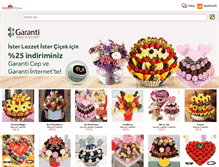 Tablet Screenshot of lezzetlihediye.com